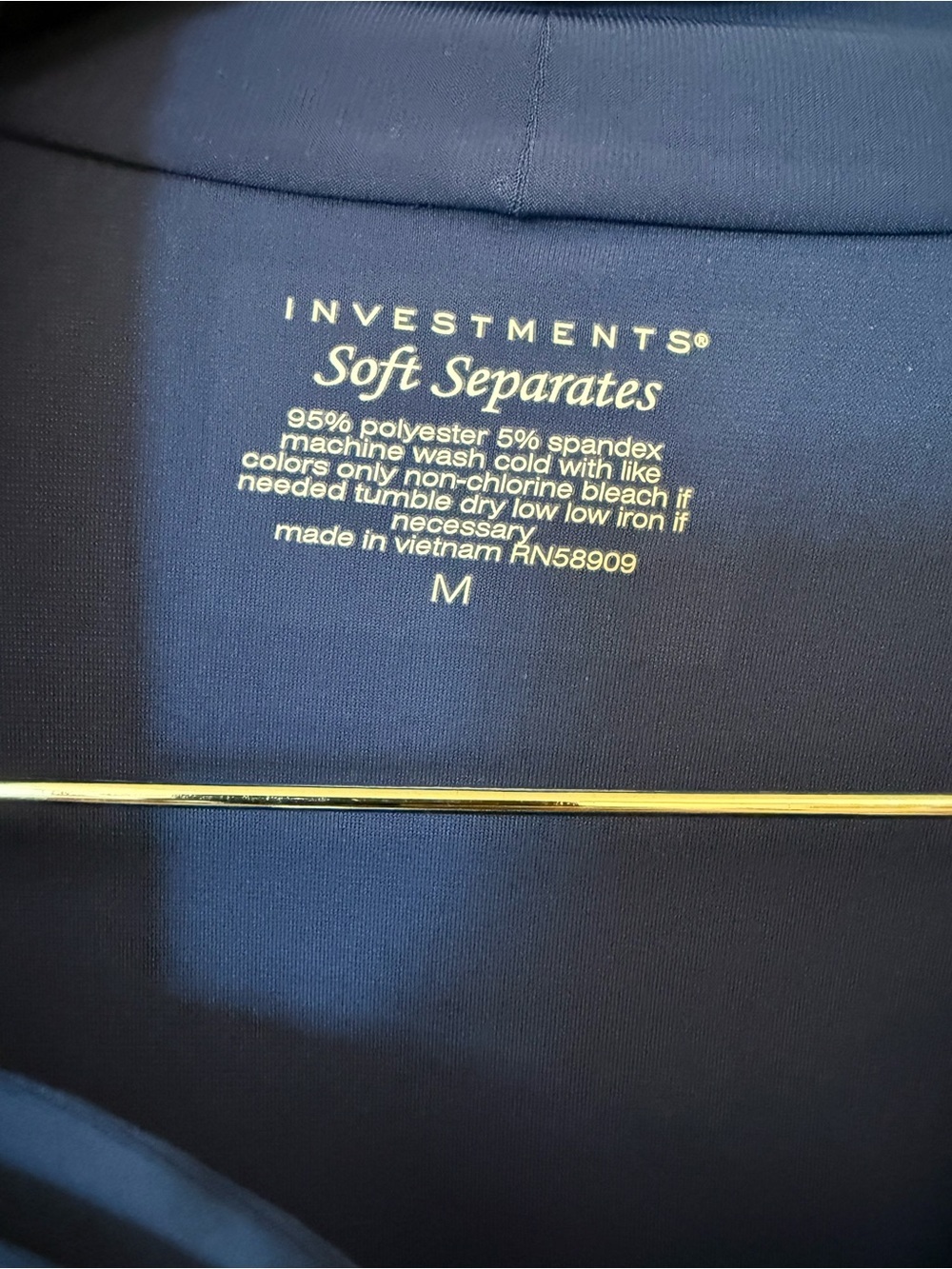 Investments Royal Blue Soft Separates Set | Open Cardigan + Pants | Size M MS - Picture 5 of 6